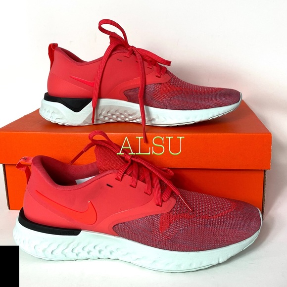 🎄 Christmas Special 🎄 Nike Odyssey React 2 Flyknit Ember Glow Women’s Size 8.5 - Picture 2 of 11